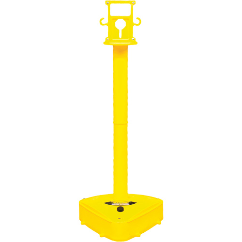 X-Treme Duty Stanchion, 46.5" High, Yellow