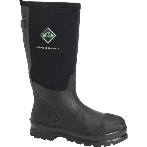 Men's Chore Classic Mid-Calf Boots, Rubber, Steel Toe, Size 7