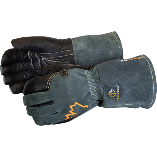 Endura® Mig Welding Gloves, Grain Cowhide, Size Large