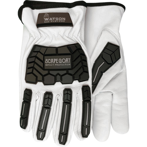 Scape Goat Impact Gloves, X-Large, Goatskin Palm, Slip-On Cuff