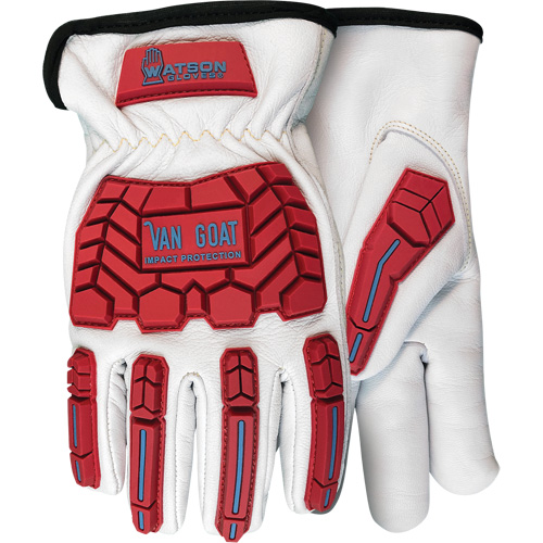 Van Goat Insulated Impact & Cut Resistant Gloves, Medium, Goatskin Palm, Slip-On Cuff