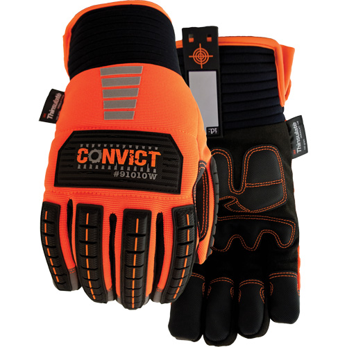 The Shank Insulated Mechanic's Gloves, Synthetic Palm, Size X-Large