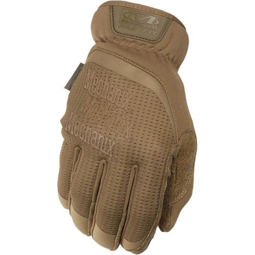 FastFit® Coyote Tactical Gloves, Synthetic Palm, Size 10