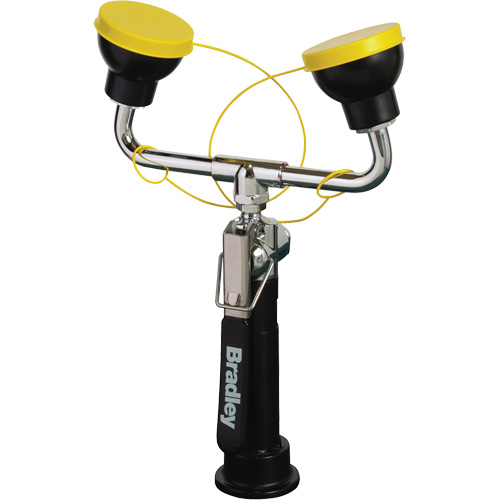 Face/Eyewash Hose Spray with Dual Sprayheads, Counter-Mount Installation