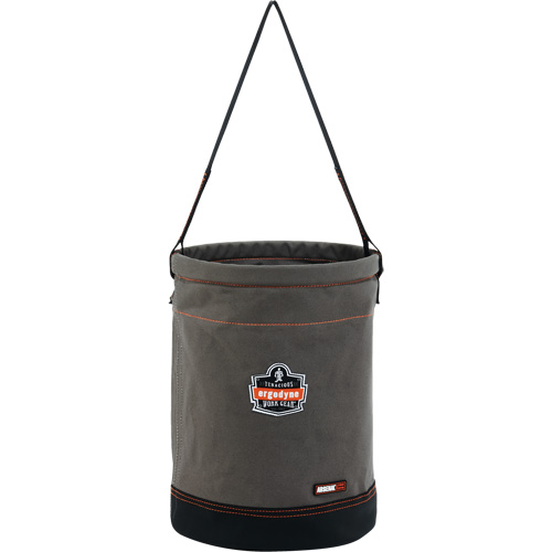 Arsenal® 5930 Web Handle Hoist Bucket, Canvas, 12.5" Dia. x 17" H, 150 lbs. Load Rating