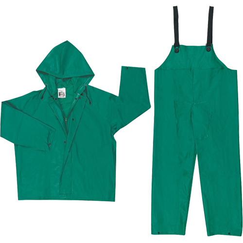 Dominator Limited Flammability Rain Suit, Medium, Green