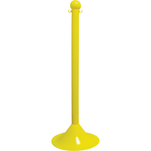 Light-Duty Stanchion, 41" High, Yellow