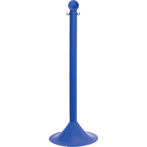 Light-Duty Stanchion, 41" High, Blue