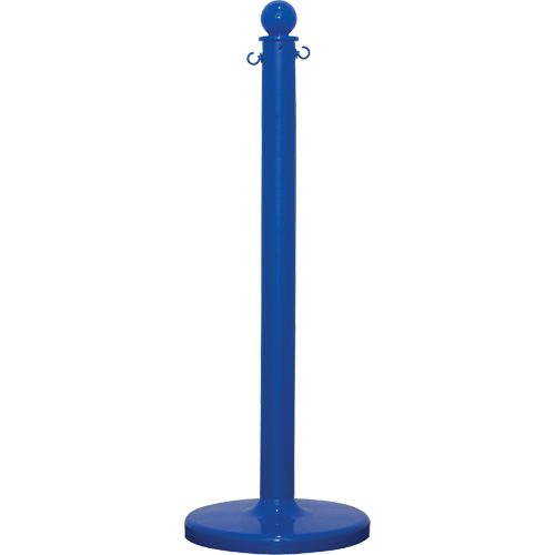 Medium-Duty Stanchion, 40" High, Blue