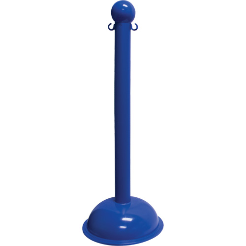 Heavy-Duty Stanchion, 40" High, Blue