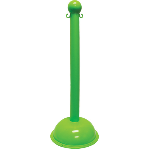 Heavy-Duty Stanchion, 40" High, Green