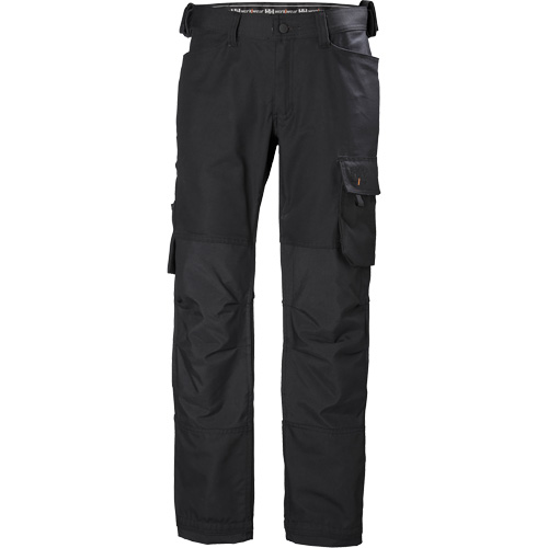 Oxford Work Pants, Cotton, Black, Size 44