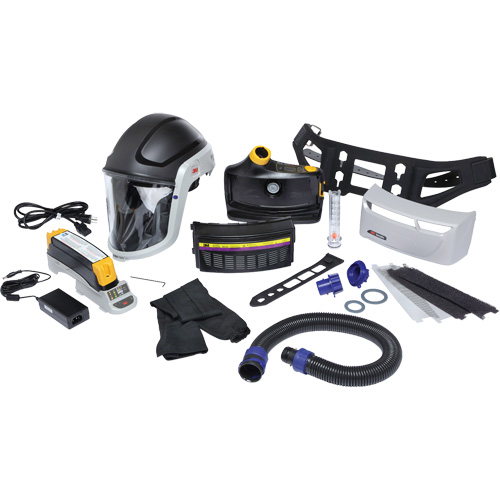 Versaflo™ TR Series Heavy Industry PAPR Kit, Hard Hat & Faceshield, Lithium-Ion Battery