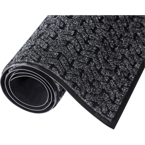 Tire-Track™ Performance Entrance Mats, Wiper/Scraper, 4' x 8' x 3/8", Charcoal