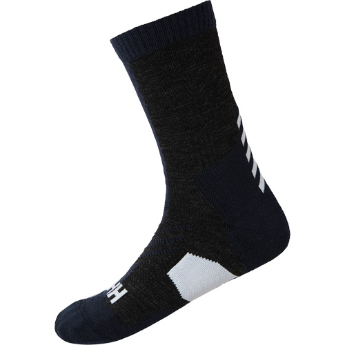 Warm Hiking Socks, Unisex, 39/40/41, Navy Blue, Poly-Cotton