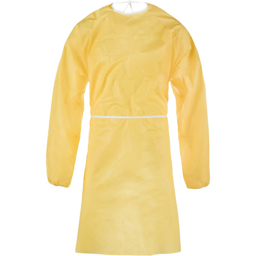 ChemMax® 1 Gown, One Size, Yellow, Polyethylene/Polypropylene