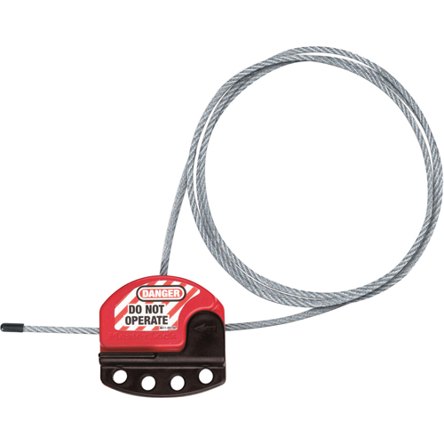 Adjustable Cable Lockout, 10' Length