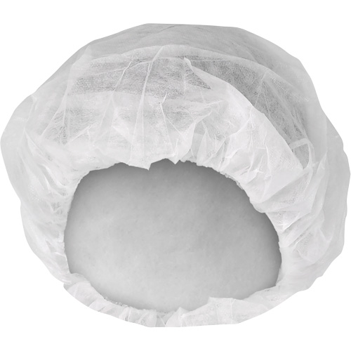 KleenGuard™ A10 Light-Duty Bouffant Caps, SMMMS, 24", White