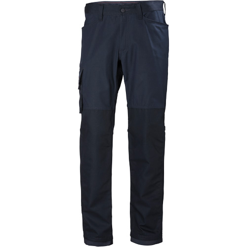 Oxford Service Pants, Poly-Cotton, Navy Blue, Size 30, 30 Inseam