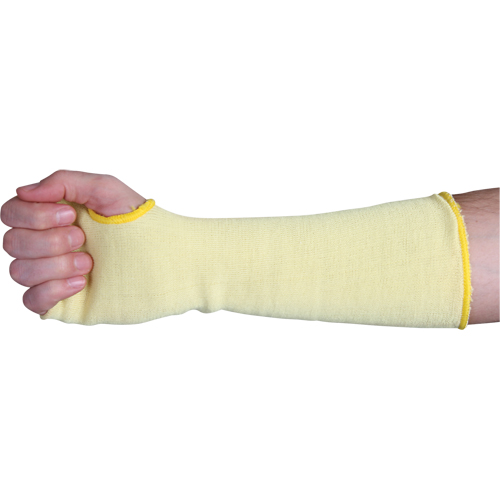 2-Ply Cut-Resistant Sleeves, Kevlar®, 22", ANSI/ISEA 105 Level 3, Yellow