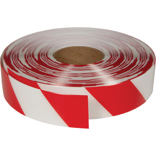 ArmorStripe® Ultra Durable Floor Tape, 2" x 100', PVC, Red and White