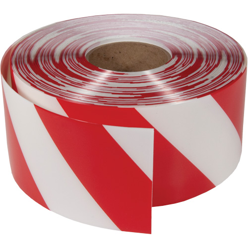 ArmorStripe® Ultra Durable Floor Tape, 4" x 100', PVC, Red and White
