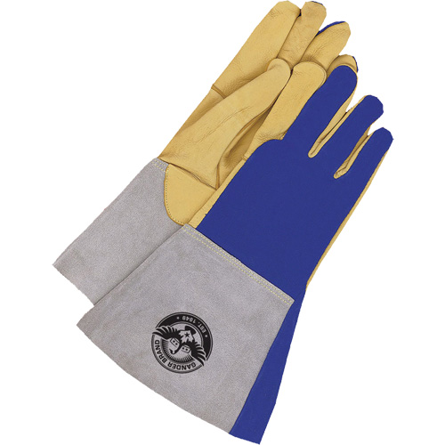 MIG & TIG Welding Gloves, Grain Deerskin, Size Small