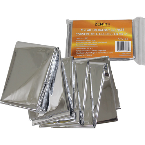 Emergency Blanket, Aluminized Polyester