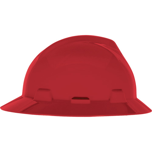 V-Gard® Slotted Full-Brim Hardhat, Pinlock Suspension, Non-Vented