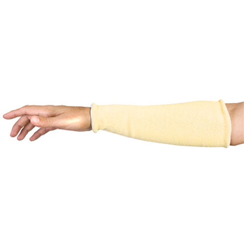 Contender™ Cut-Resistant Composite-Knit Sleeves, Aramid, 18", ASTM ANSI Level A5, Yellow