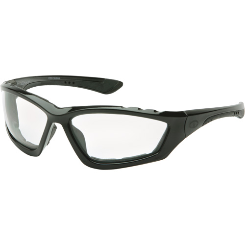 XS3 Plus® Safety Goggles, Clear Lens, Anti-Fog/Anti-Scratch, Closed Vent
