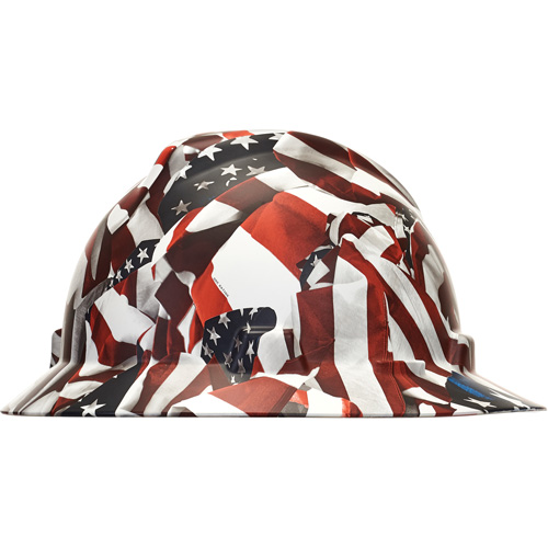 V-Gard® Hydro Dip Full Brim Hard Hat, Meets CSA Type 1, Ratchet Suspension, Non-Vented