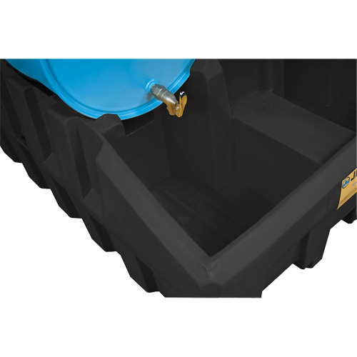 EcoPolyBlend™ Drum Management Base, 59" L x 49" W x 26" H, 66 US gal. Capacity