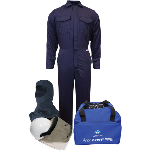Tecgen 2XL FR Coverall Kit, 8 cal/cm²