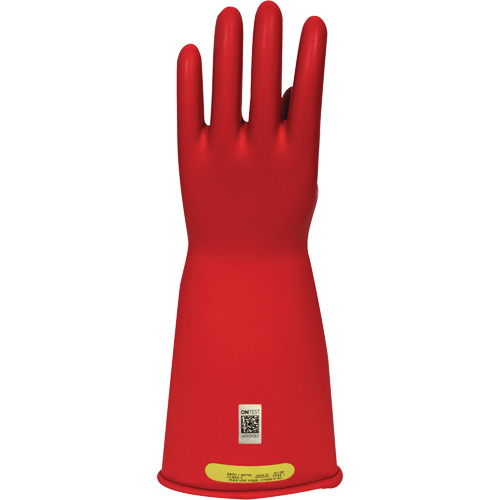 Arcguard Rubber Voltage Gloves, Size 9, 10" L