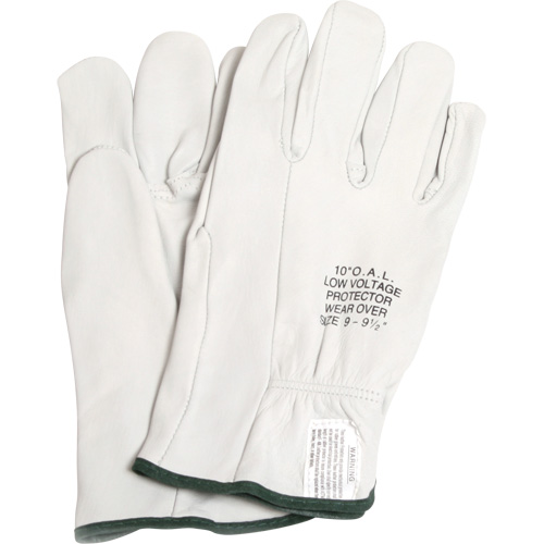 Leather Protector Gloves, Size 8, 10" L