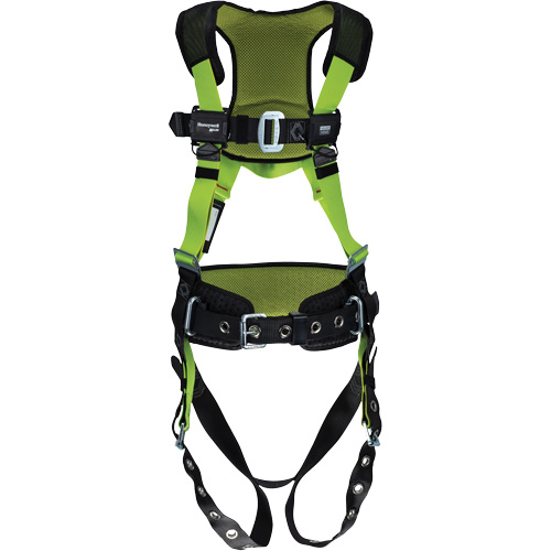 Miller® H500 Construction Comfort Full Body Harness, CSA Certified, Class A, 420 lbs. Cap.