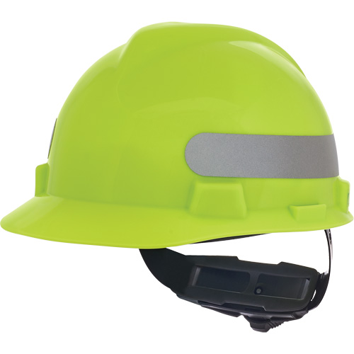 V-Gard® Slotted Hard Hat, Meets CSA Type 1, Ratchet Suspension, Non-Vented