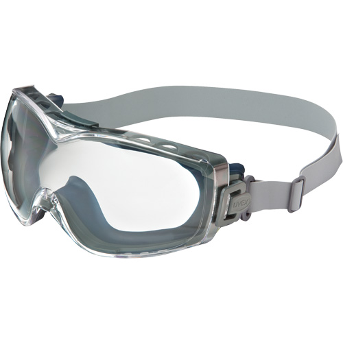 Uvex HydroShield® Stealth® OTG Safety Goggles, Clear Lens, Anti-Fog/Anti-Scratch, Indirect Vent