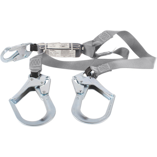 Dynamic™ Dyna-One Energy Absorber Lanyard, 2 Legs, 6', CSA Class B, Polyester