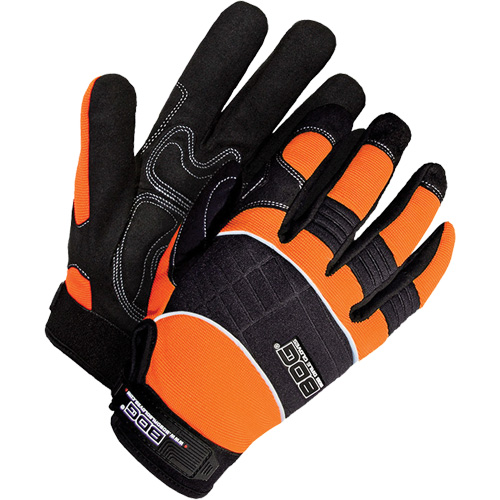 X-Site™ Hi-Viz Mechanic's Gloves, Synthetic Palm, Size X-Large