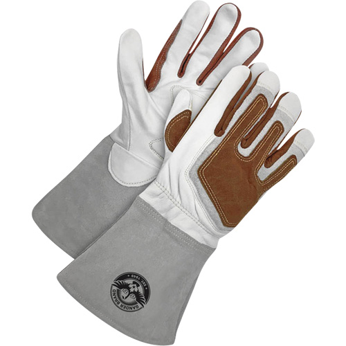 Gander Brand TIG Welder's Gloves with Heat Patch, Grain Goatskin, Size 2X-Large