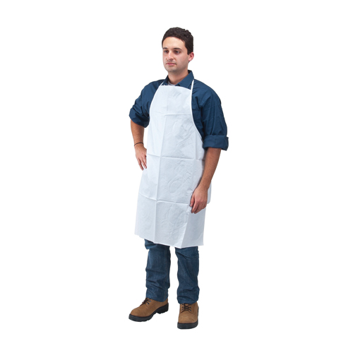 Microporous Protective Clothing, Microporous, White, 28" W x 36" L