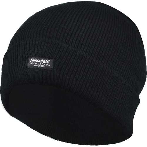 Lined Cuff Tuque, Thinsulate™ Lining, One Size, Black