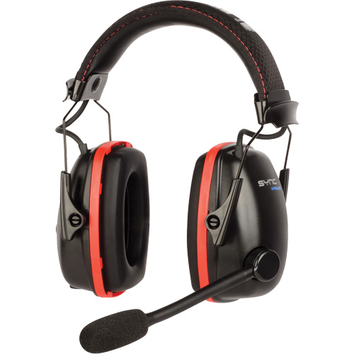 Wireless Hearing Protector Earmuffs with Bluetooth® Audio, Headband Style, 25 dB