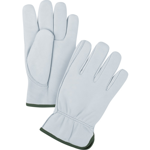Premium Driver's Gloves, Large, Grain Goatskin Palm