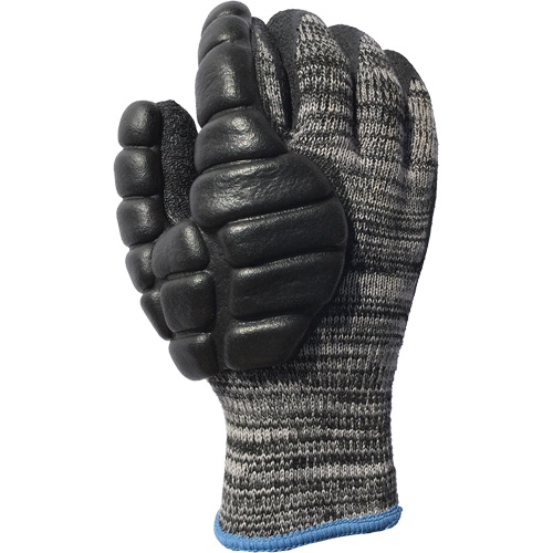 Anti-Impact Coated Hammer Gloves, 10/X-Large, Synthetic Palm, Elastic Cuff