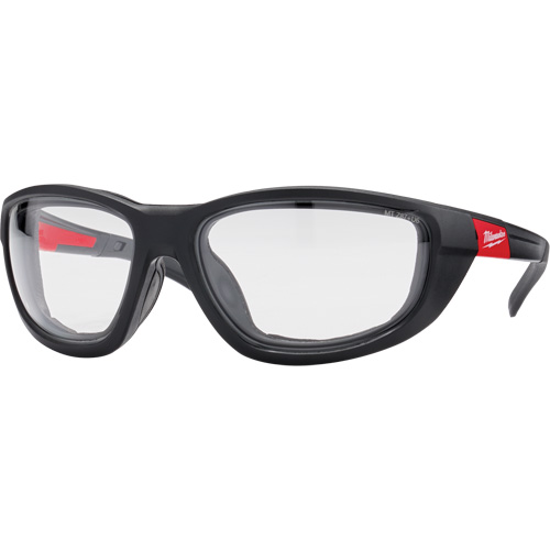 Performance Safety Glasses with Gaskets, Clear Lens, Anti-Fog/Anti-Scratch, ANSI Z87+/Meets/Exceeds CSA Z94.3