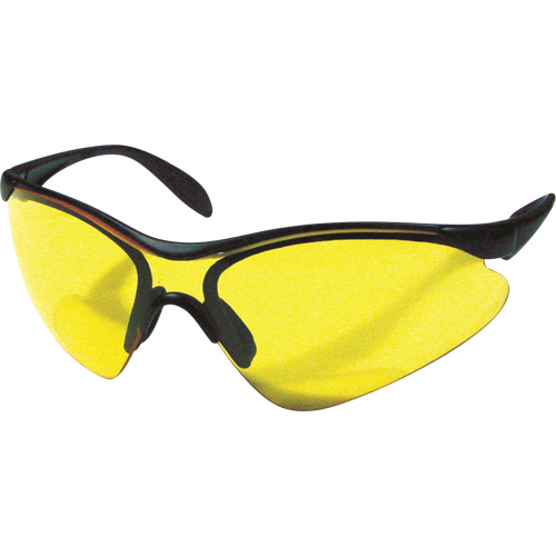 Miranda™ Safety Glasses, Yellow Lens, Anti-Scratch, Meets/Exceeds CSA Z94.3