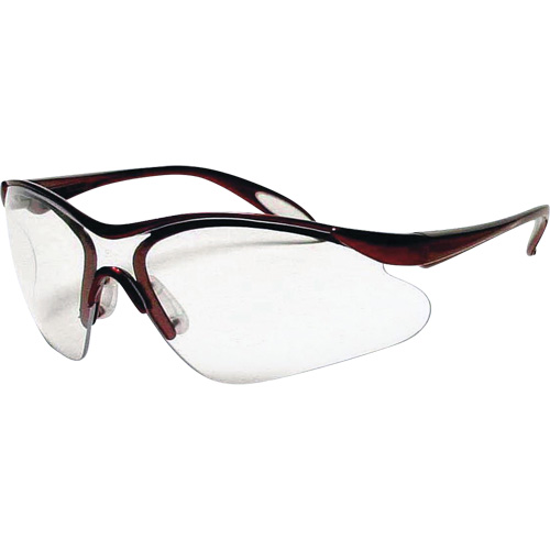 Miranda™ Safety Glasses, Clear Lens, Anti-Scratch, Meets/Exceeds CSA Z94.3